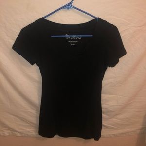 plain black shirt